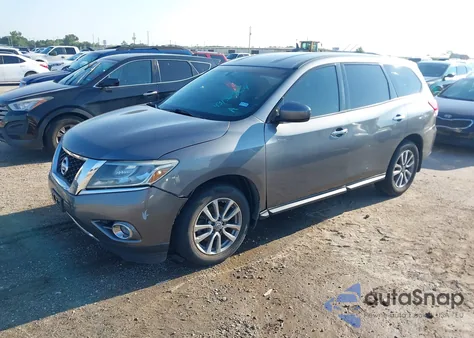 2015 Nissan Pathfinder S из США, поврежденный, VIN 5N1AR2MN5FC616159